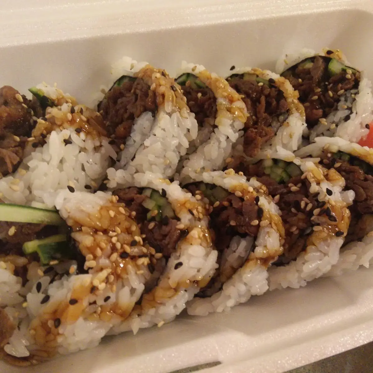 Beef Teriyaki Roll, Sasha Sushi