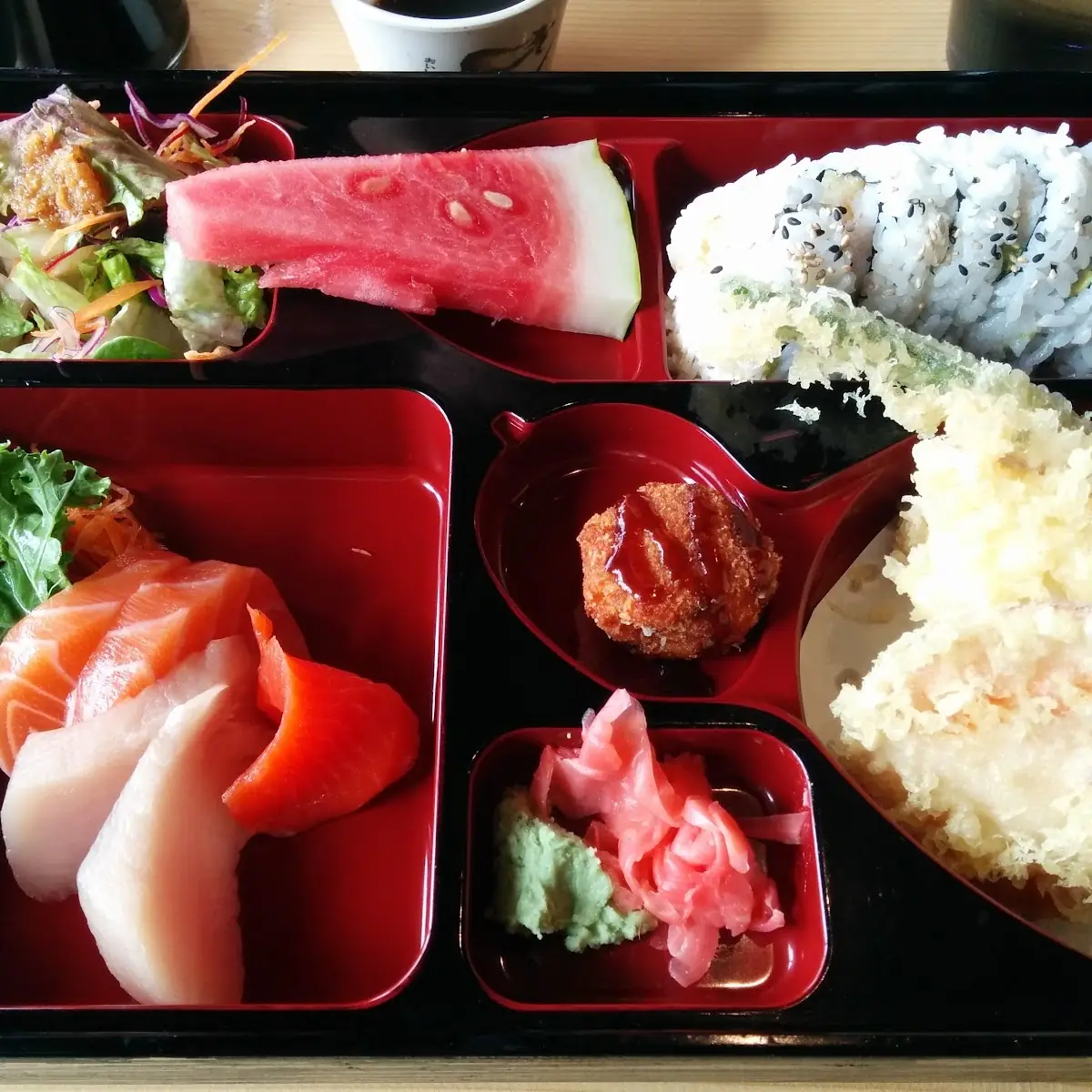 Sashimi Lunch Box, Sasha Sushi