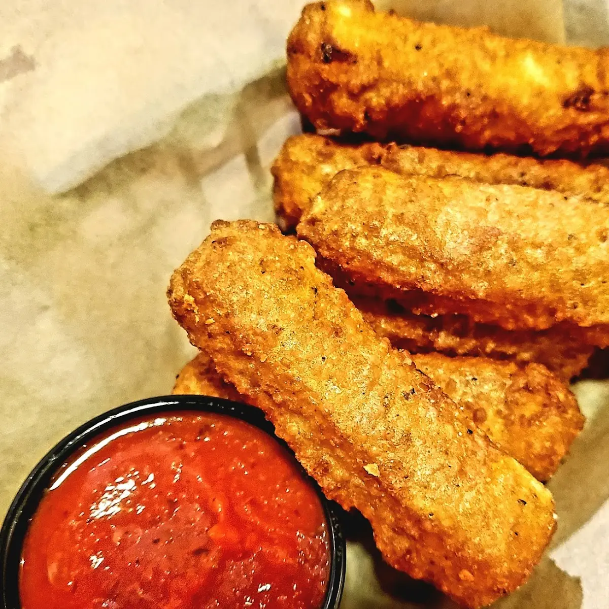 Fried Mozzarella Sticks