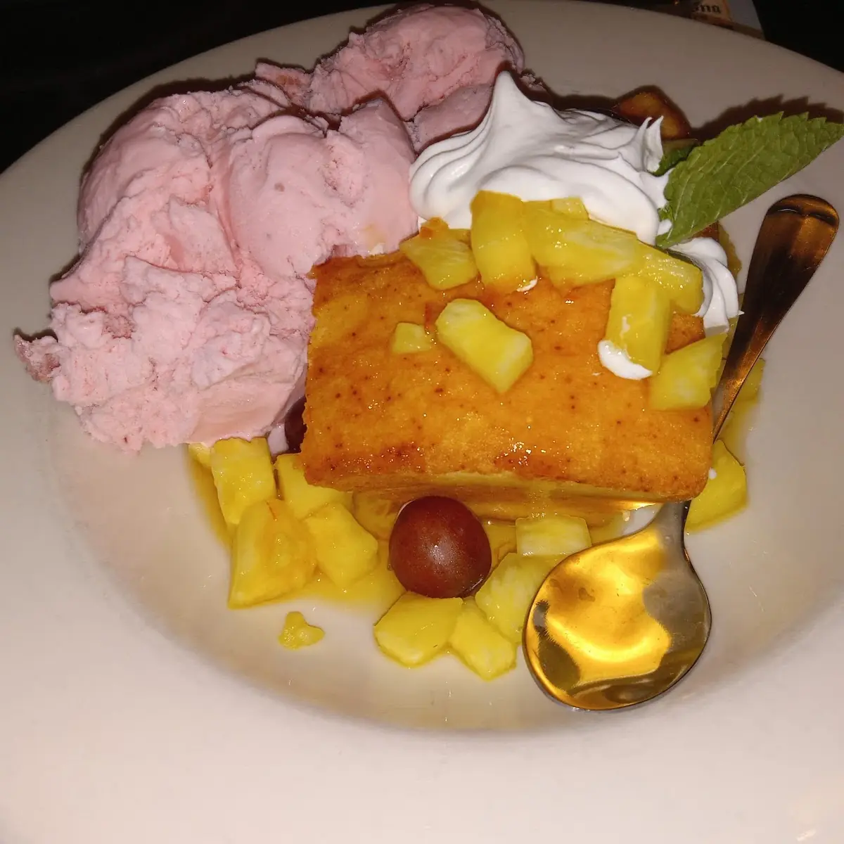 Grilled Angel Food Cake