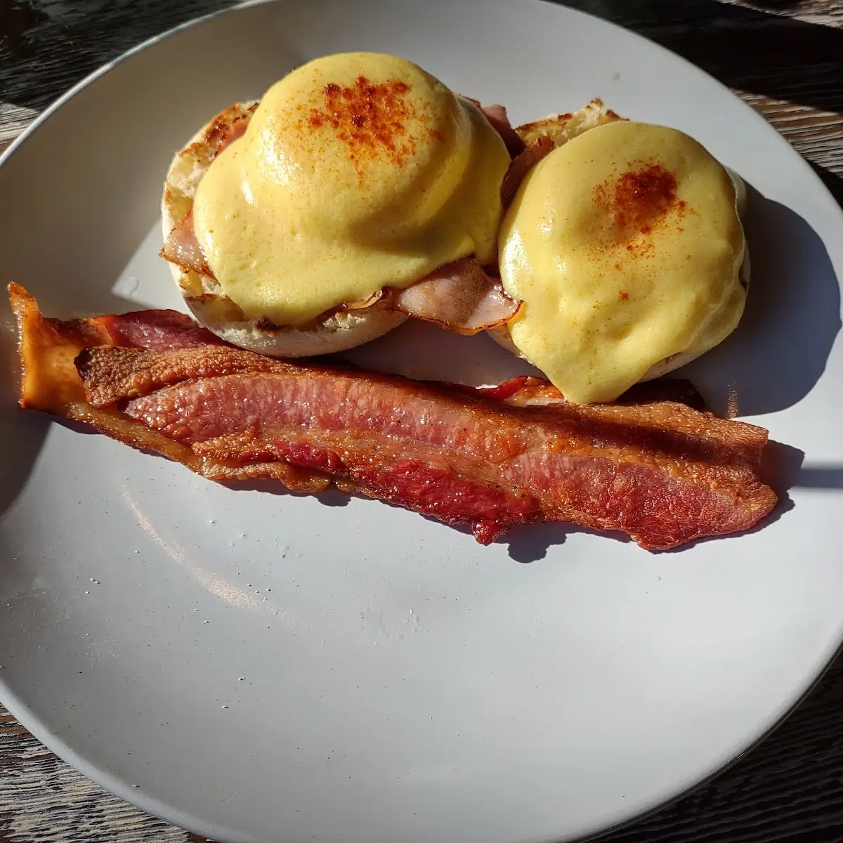 Eggs Benedict with Bacon