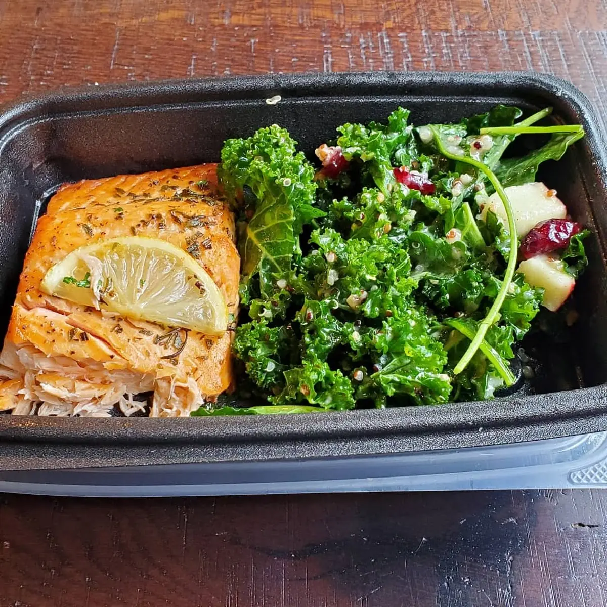 Salmon and Kale Salad