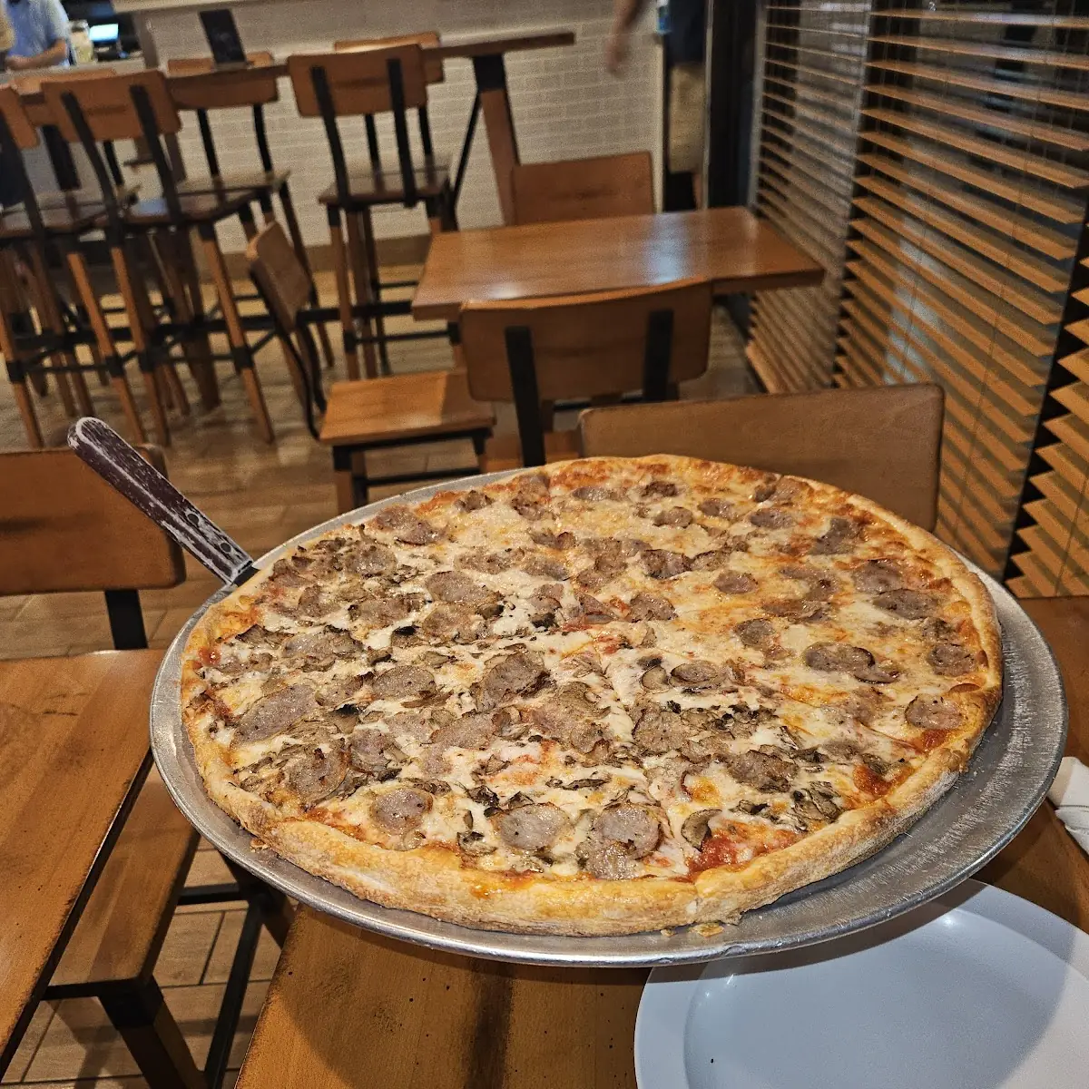 Sausage Mushroom Pizza
