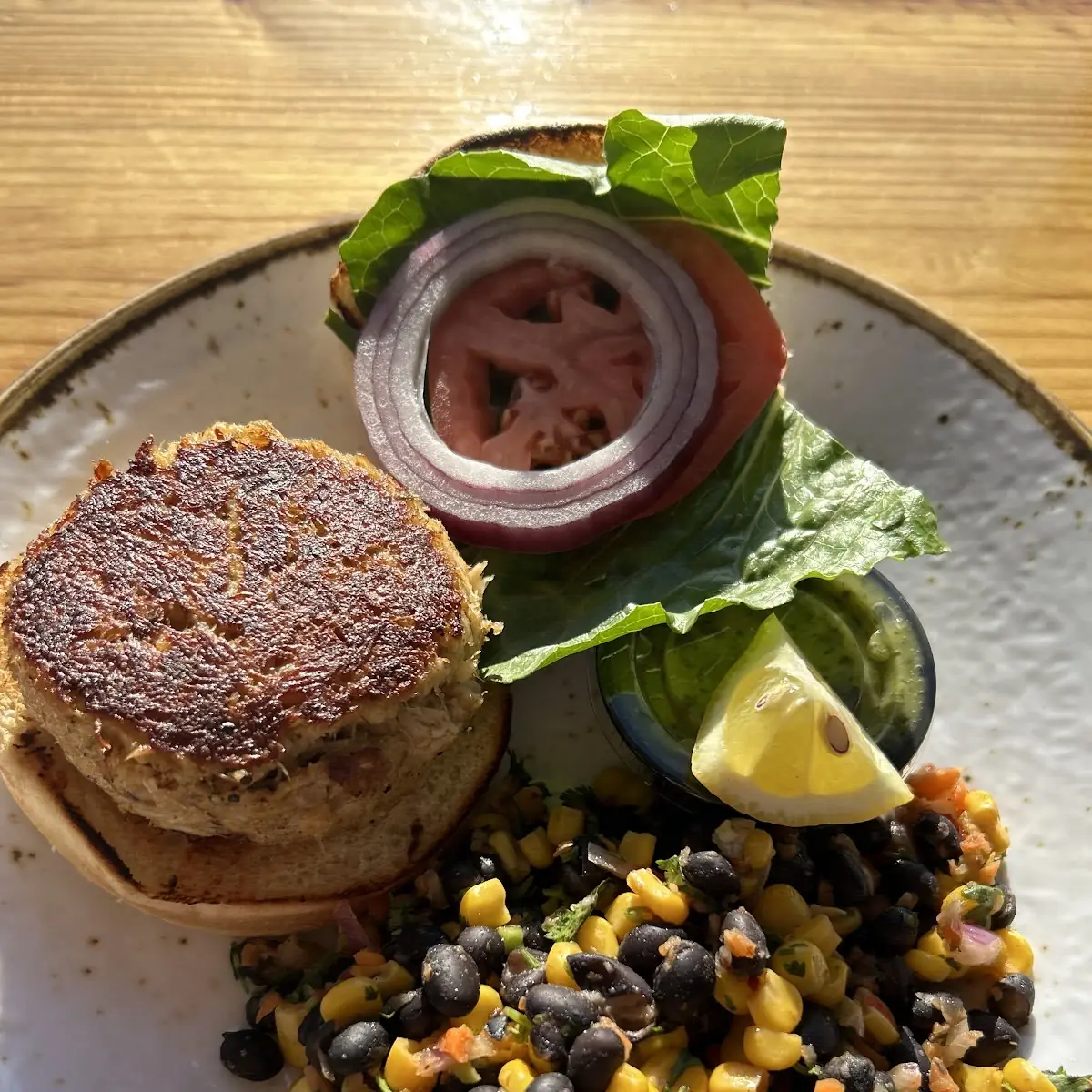 Lump Crab Cake Sandwich