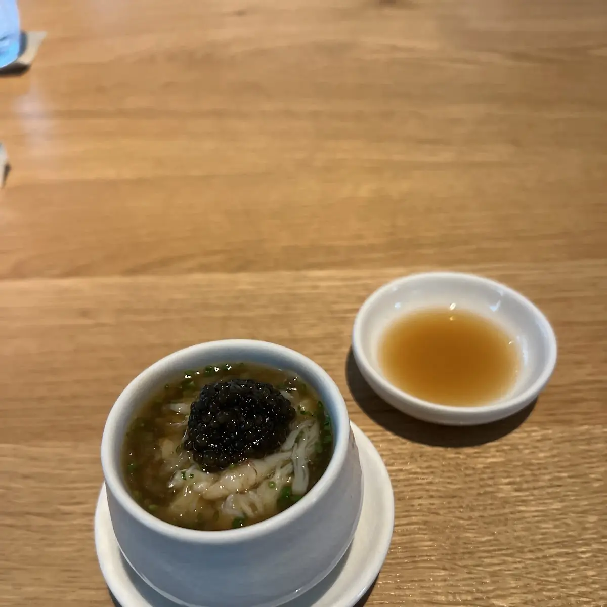 Egg Custard with Crab Fish Maw Caviar