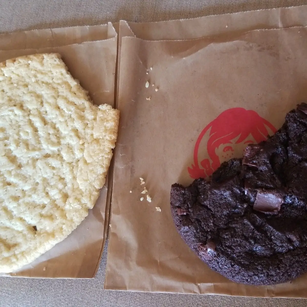 Sugar Cookie and Chocolate Chocolate Chip Cookie