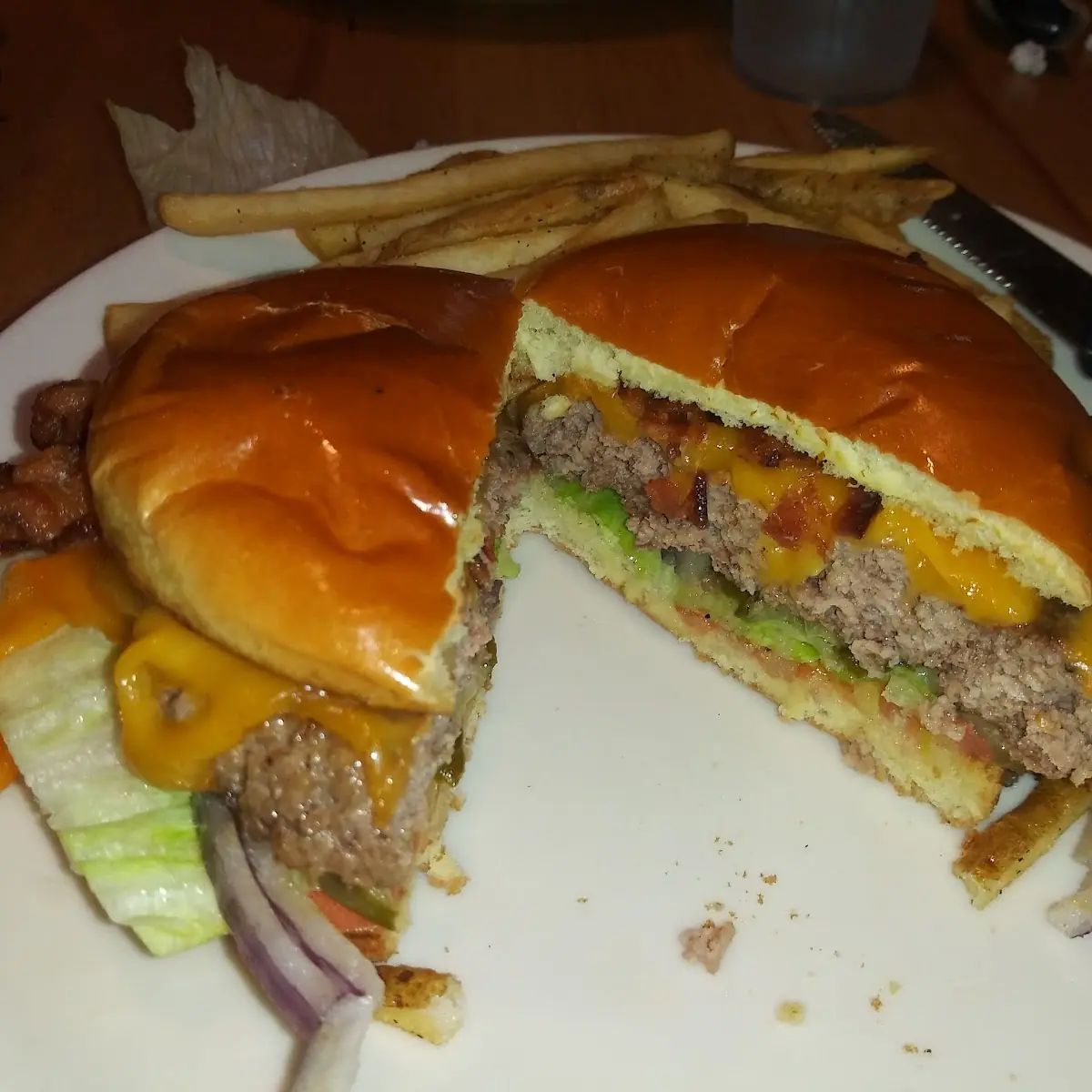 Bacon Triple Cheeseburger