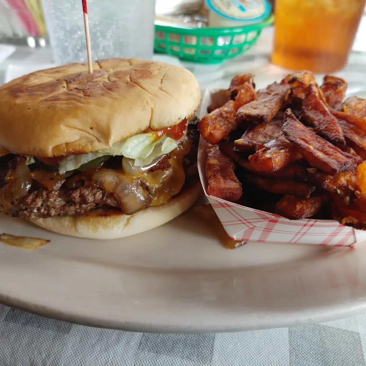 Bacon Cheeseburger with Sautéed Onions