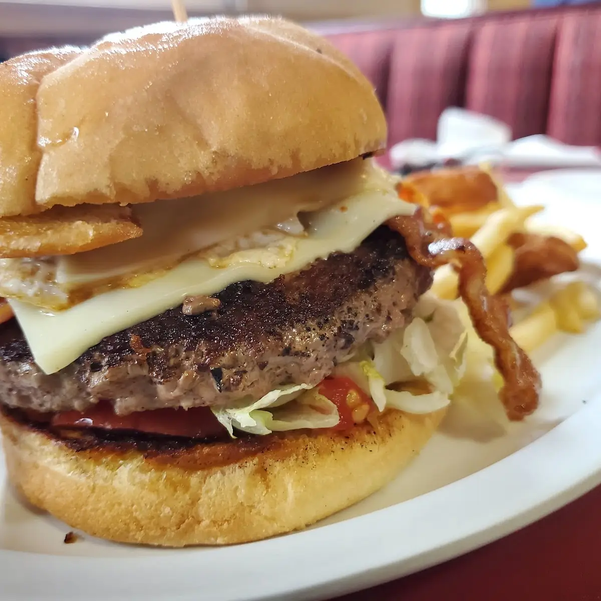 Breakfast Burger Deluxe Combo