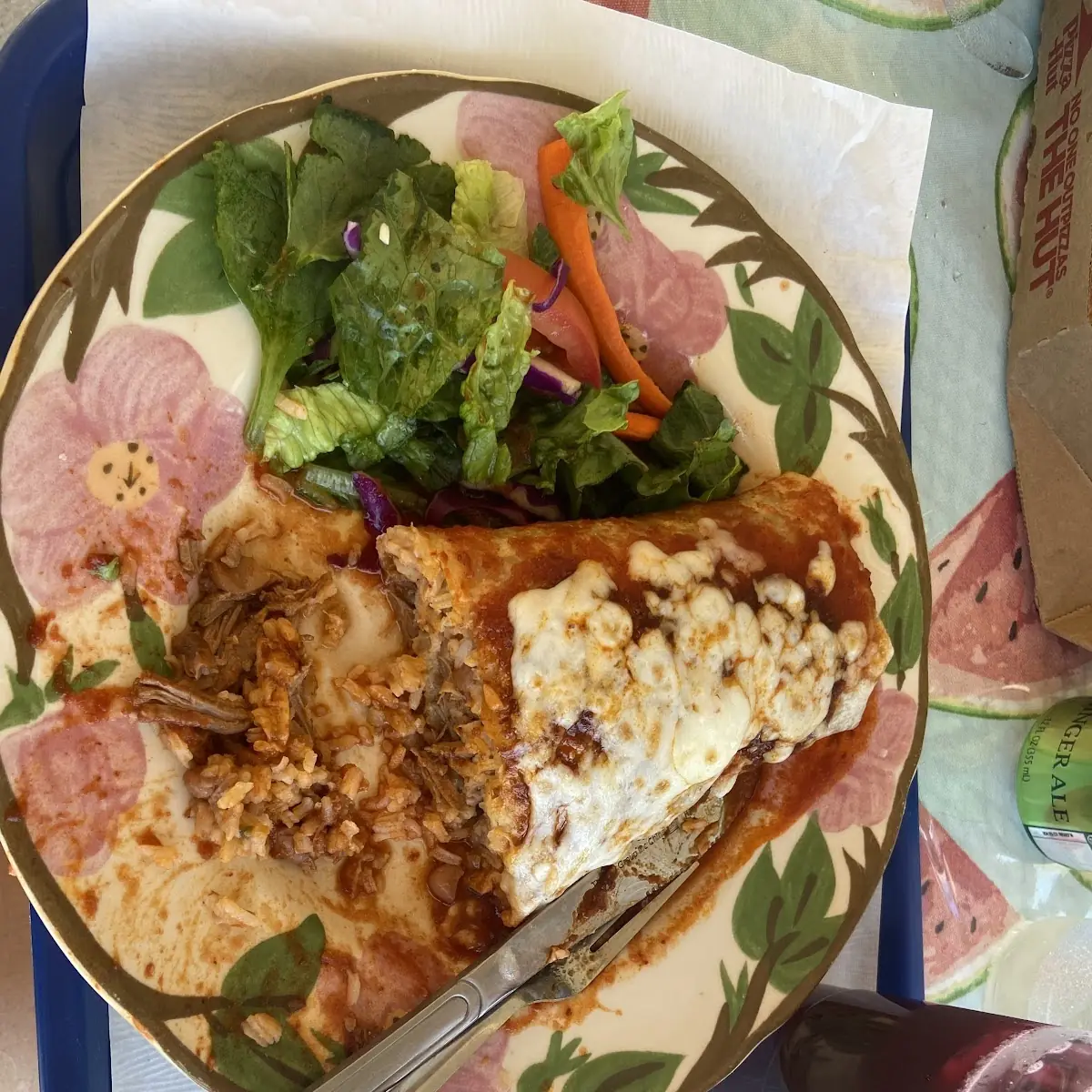 Shredded Beef Burrito