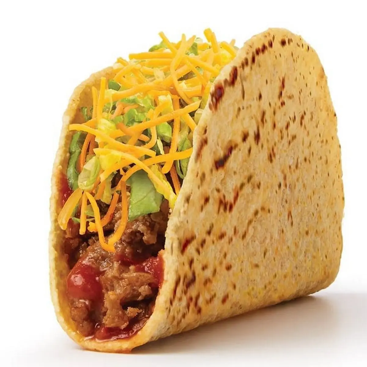 2 Seasoned Ground Beef Soft Shell Tacos Combo Meal