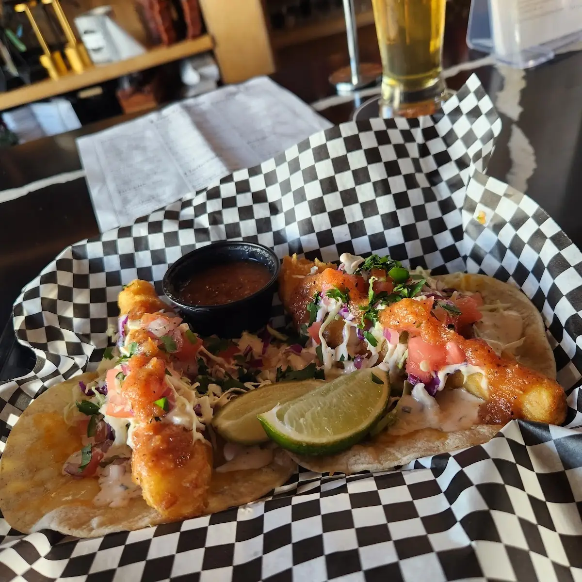 Beer Battered Fish Tacos