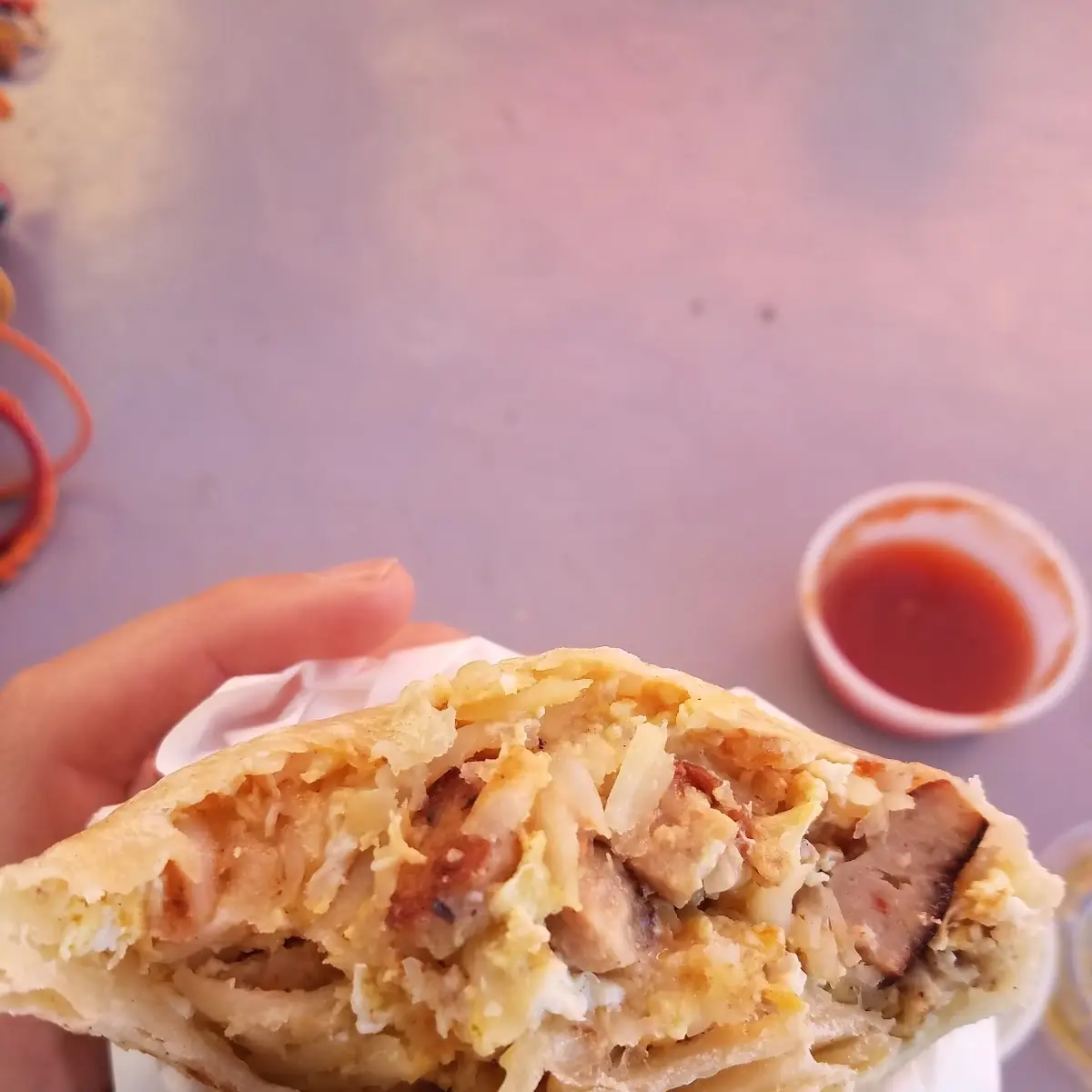Chorizo Breakfast Burrito