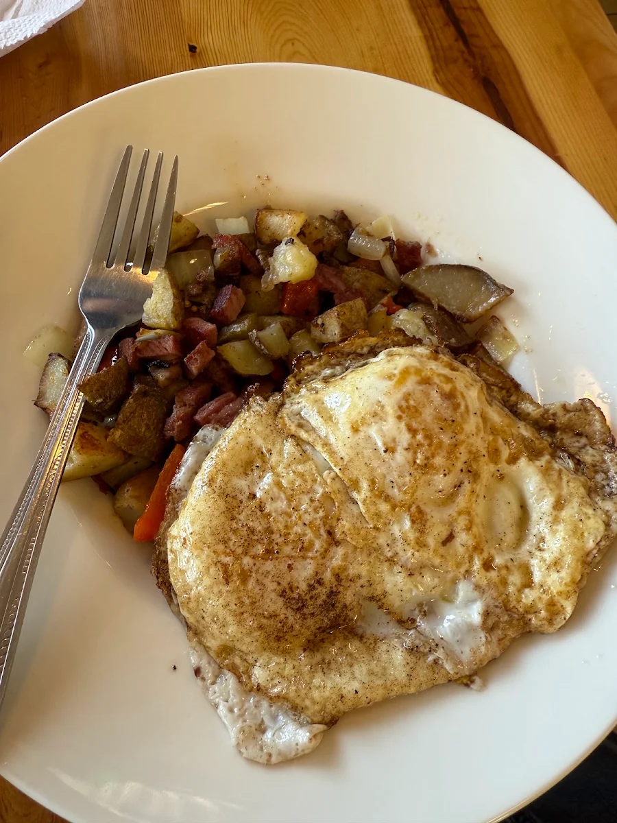 Corned Beef Hash and Eggs