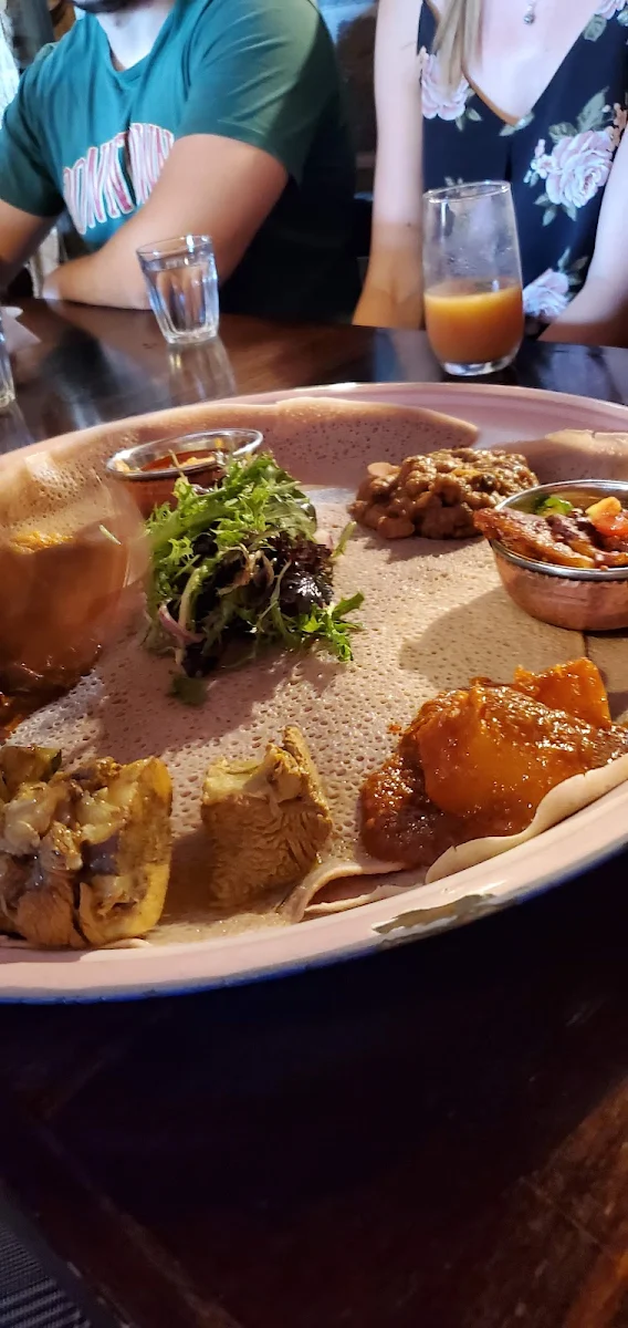 Sampler Plate, The Abyssinian Restaurant