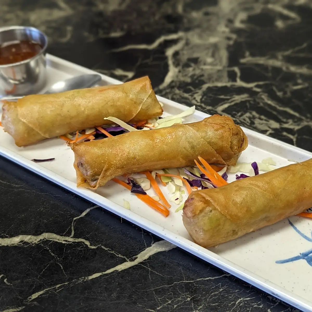Fried Chicken Spring Rolls