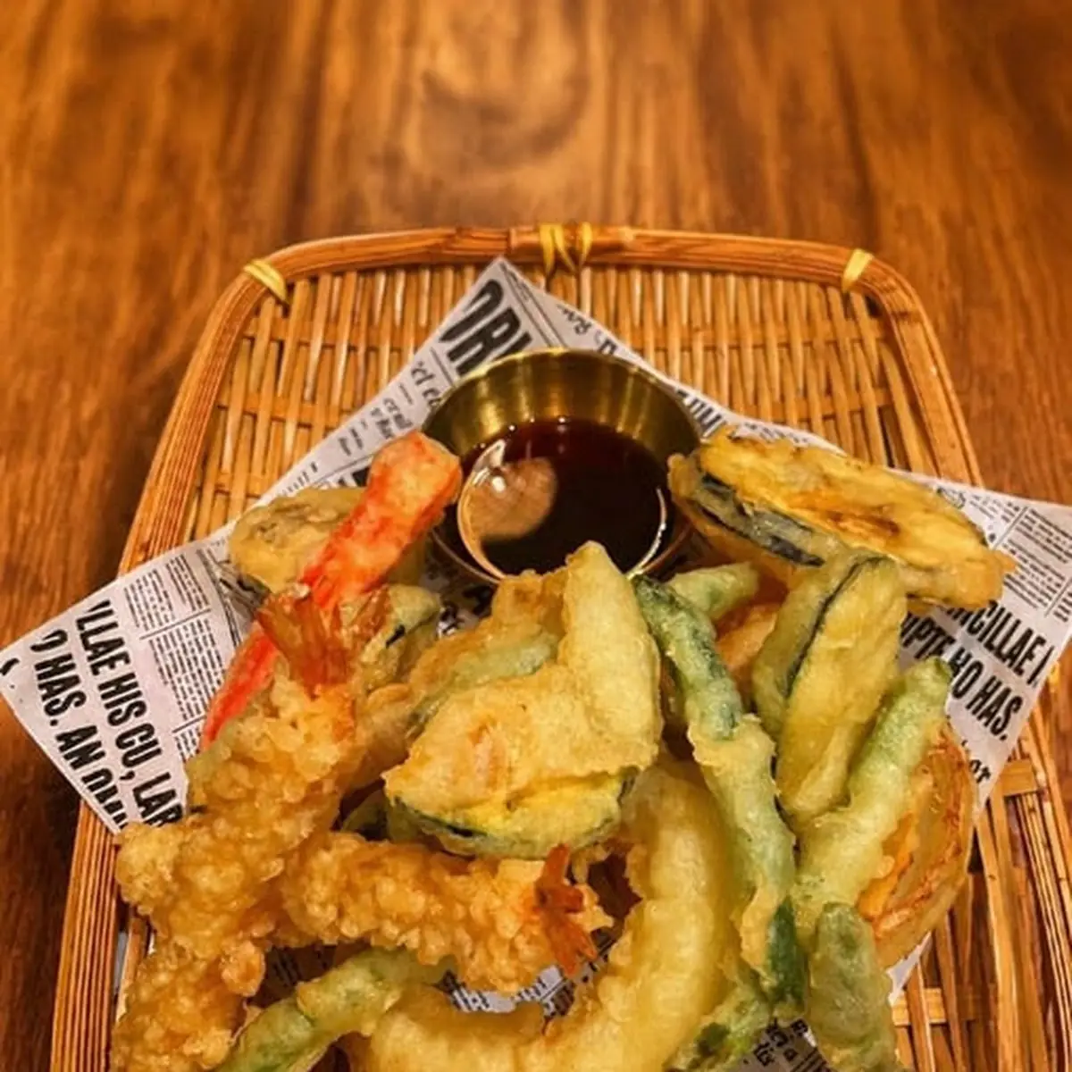 assorted tempura 모듬튀김
