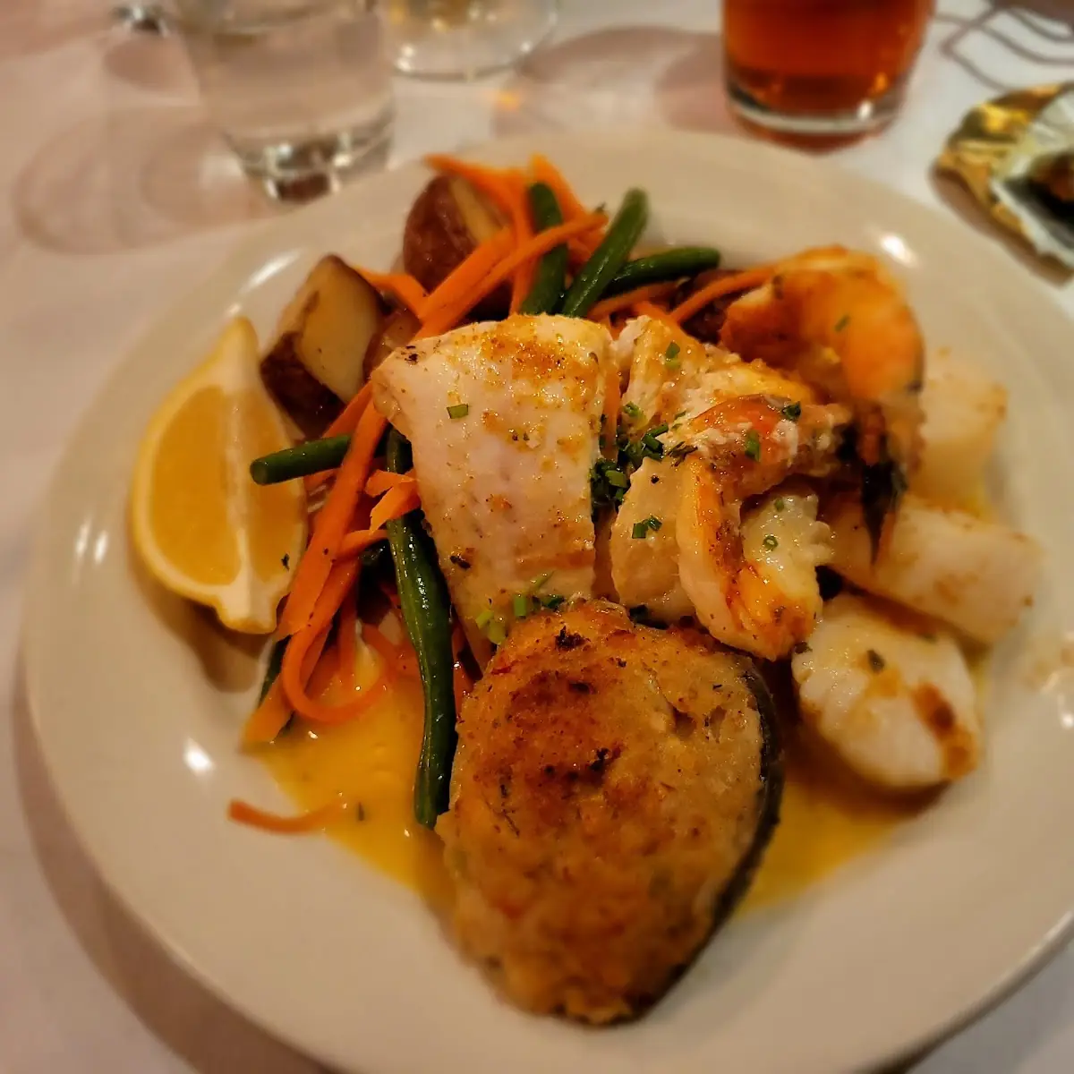 Broiled Seafood Platter