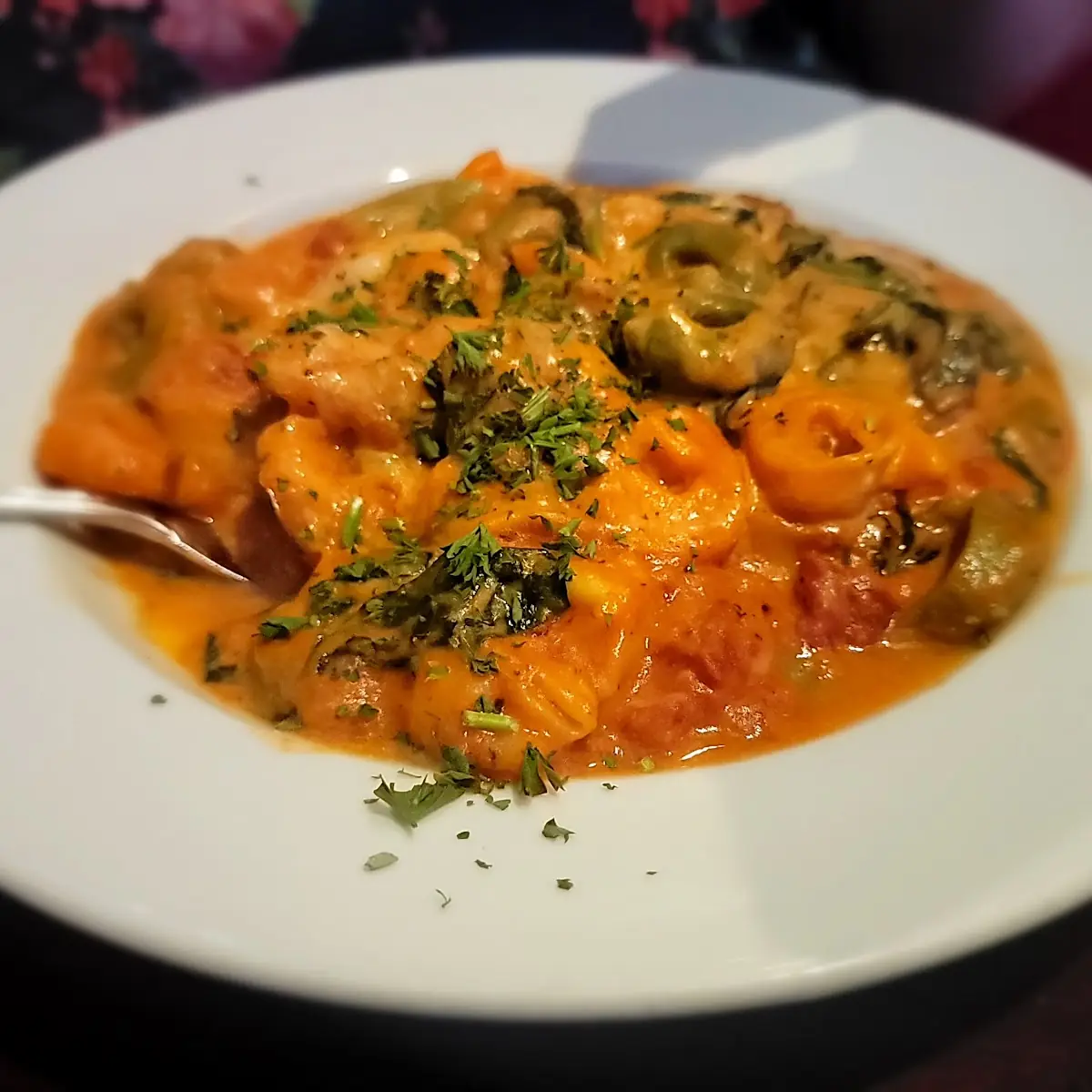 Shrimp & Tortelloni Ala Vodka