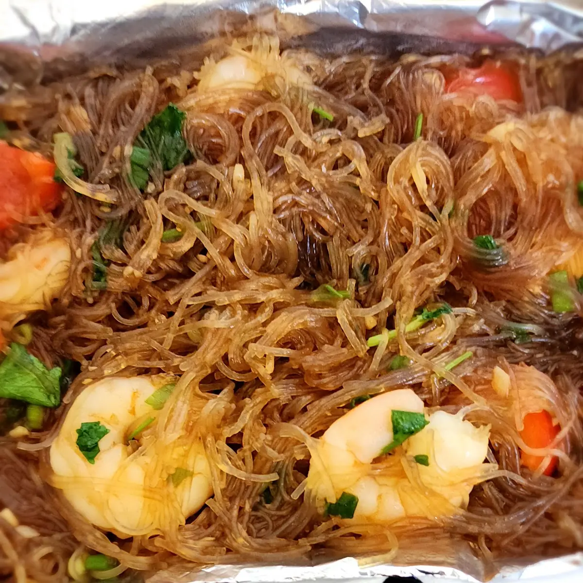 Glass Noodles with Shrimp