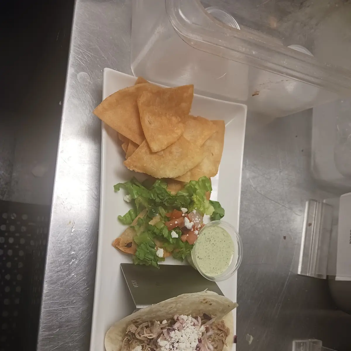 Smoked Pork Tacos with Corn Tortilla Chips