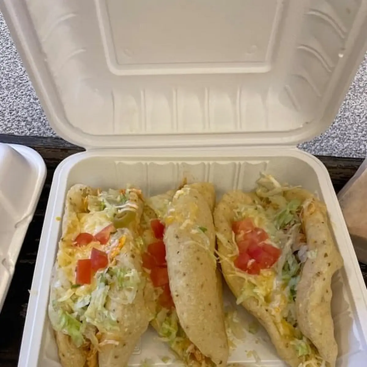 Puffy Taco Beans & Rice