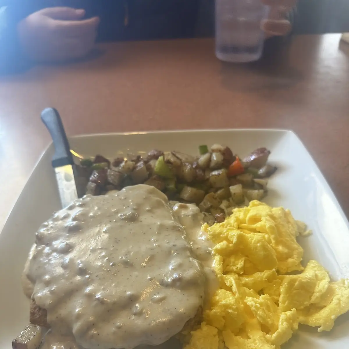 Country Fried Steak and Eggs