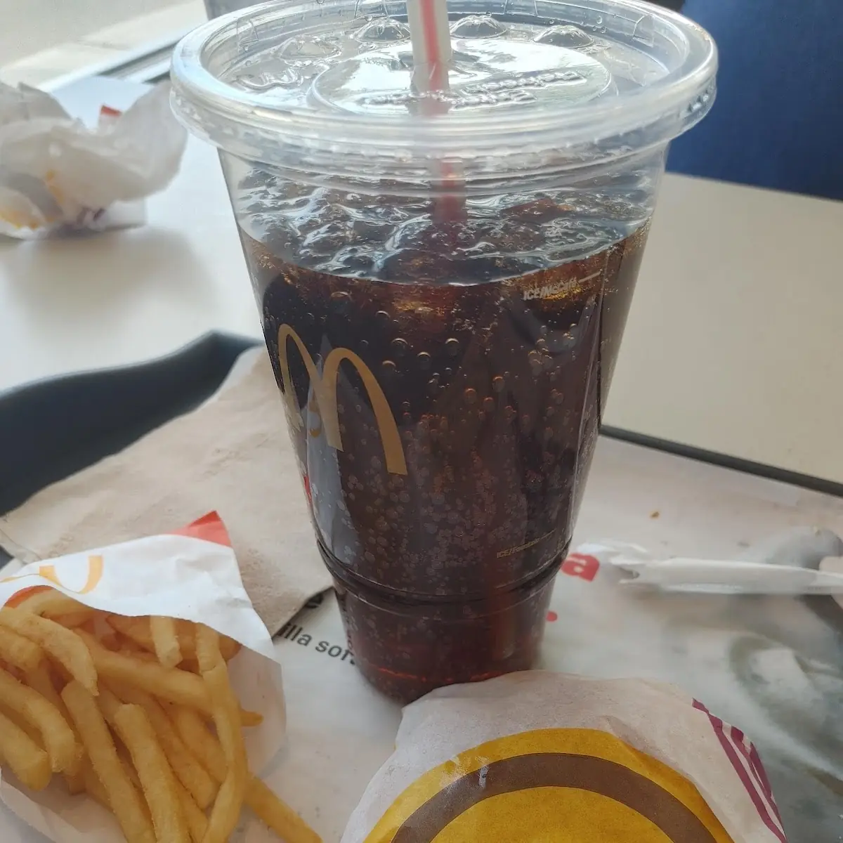 Double Cheeseburger with Fries and Drinks Bundle