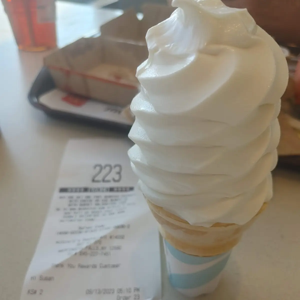 Vanilla Ice Cream Cone