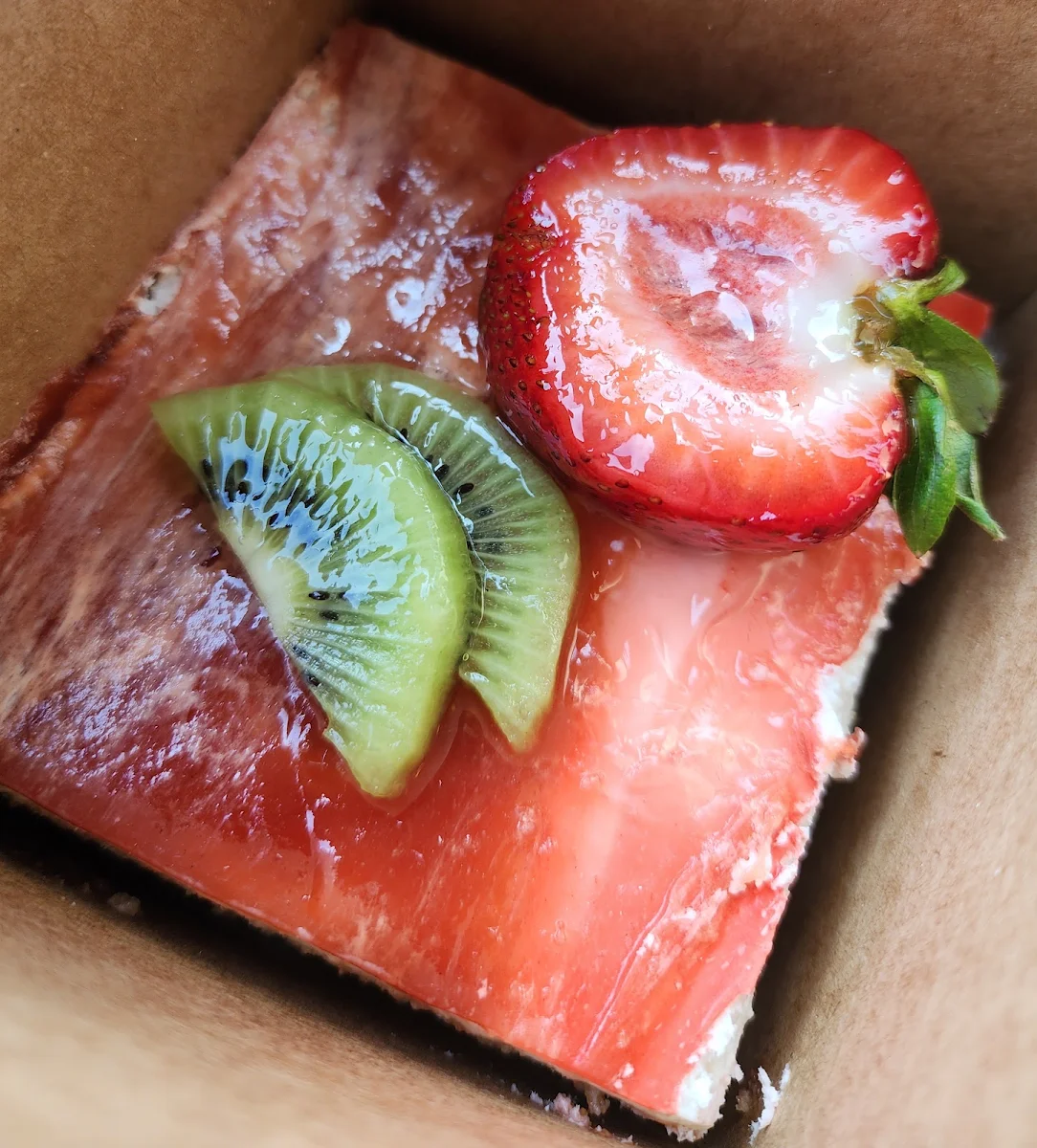 Tres Leches Guava Cake Slice