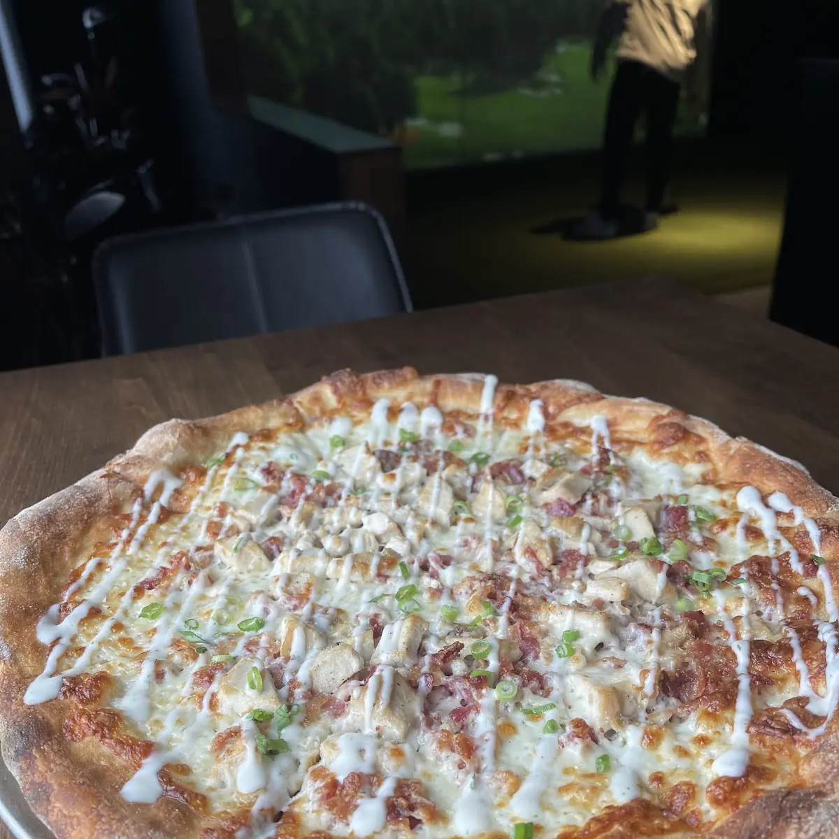 Chicken Bacon Ranch Pizza