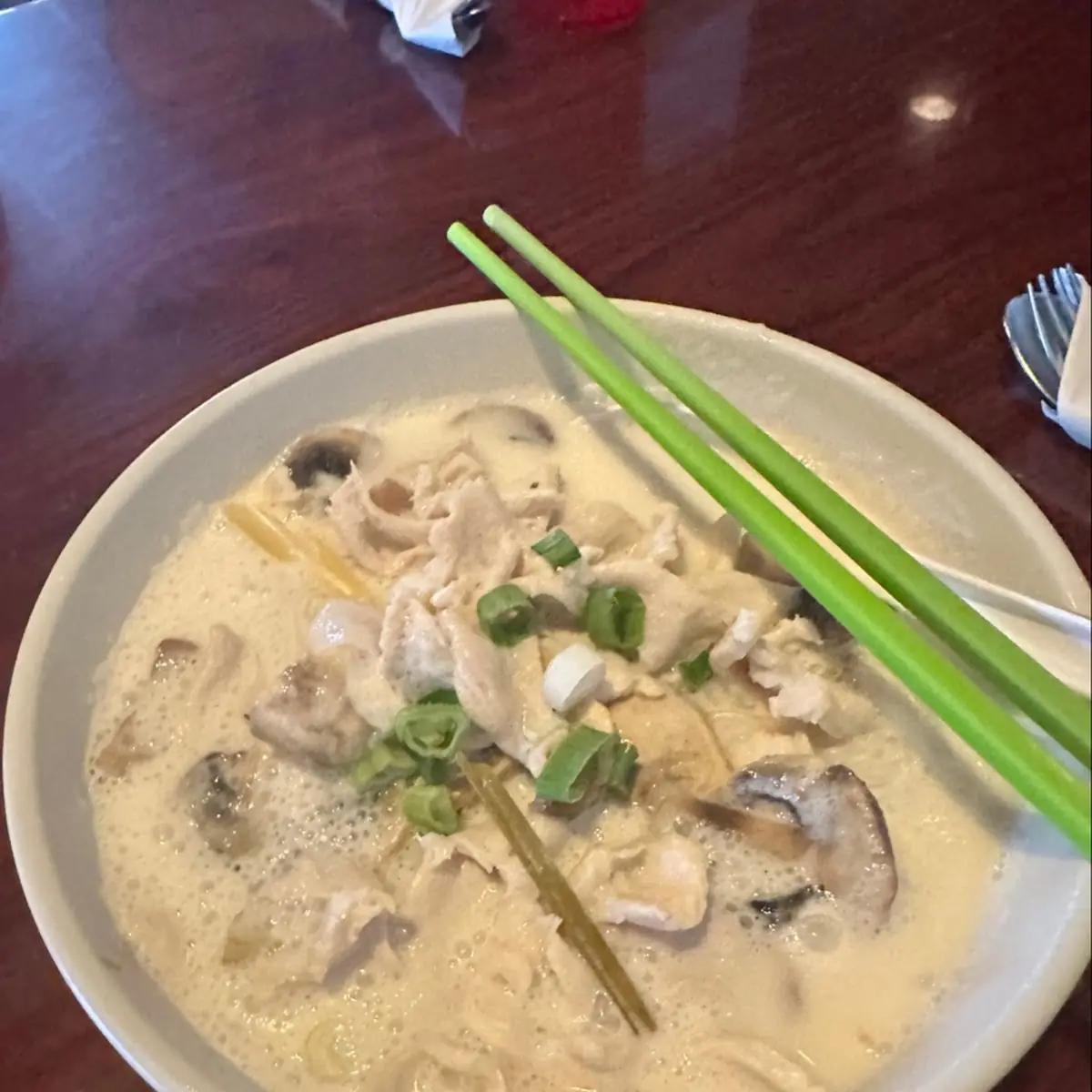 Tom Kha Noodle Soup