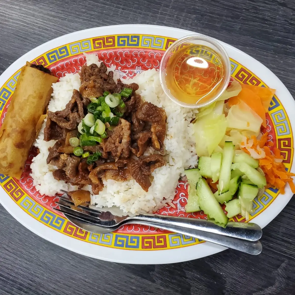 Com Thit Nuong White Rice Grill Pork