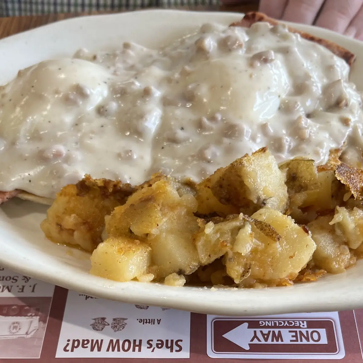 Eggs Benedict over Biscuits