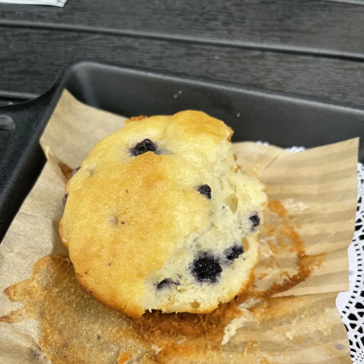 Dairy Free Blueberry Muffin