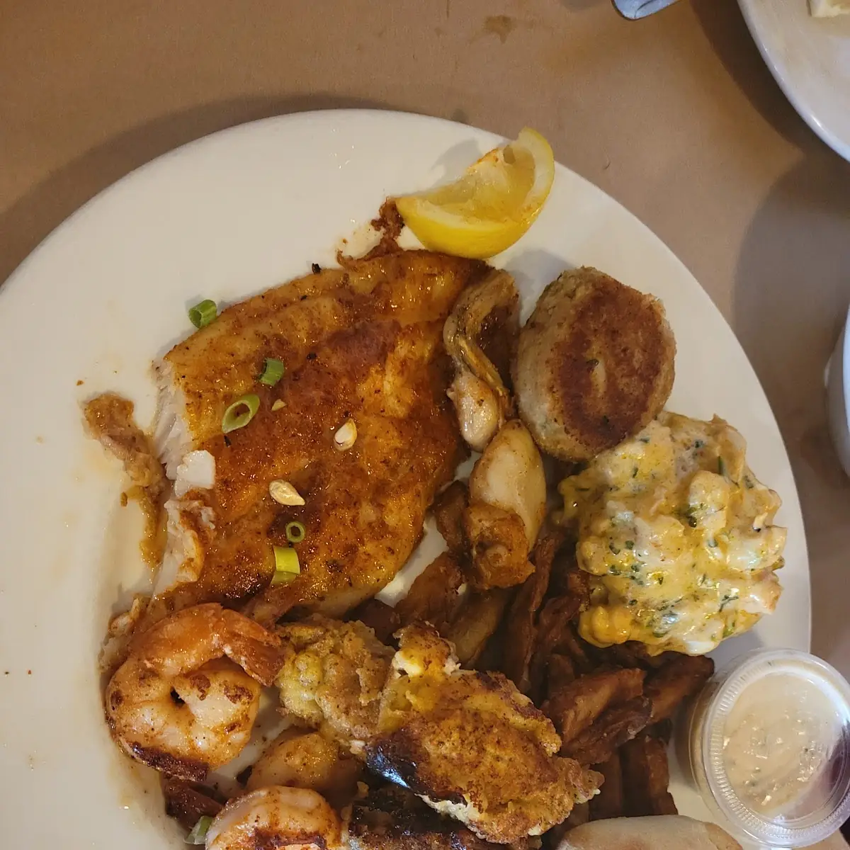 Fried Shrimp & Crab Cake Combo