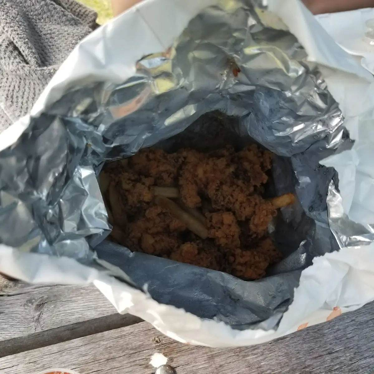 Southern Fried Chicken Nuggets in a Bag