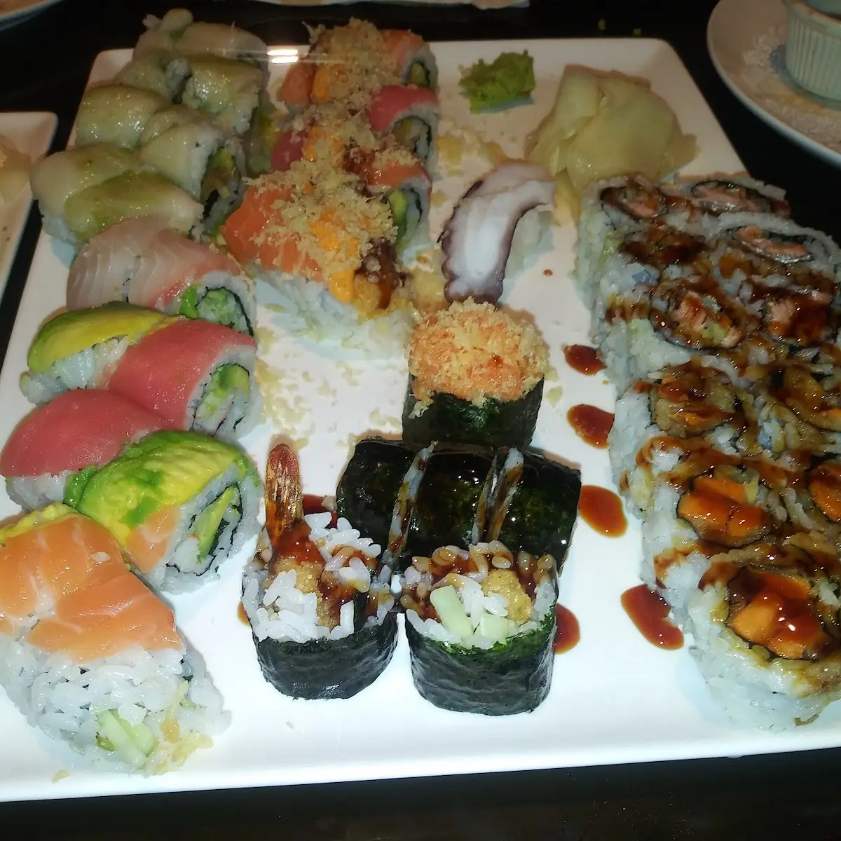 Assorted Sushi Rolls and Nigiri