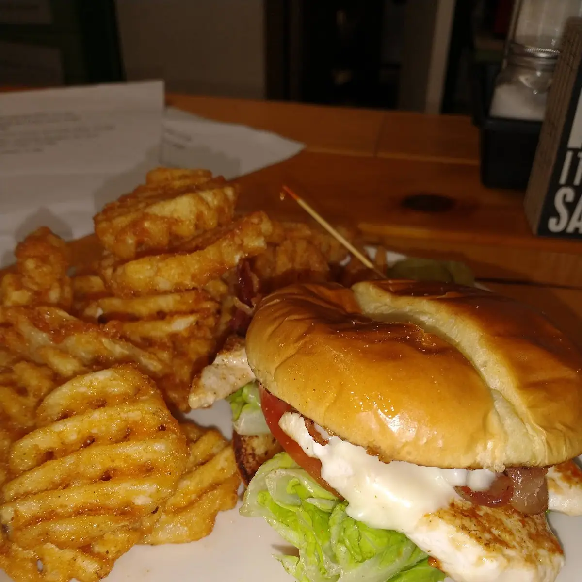 Grilled Chicken Sandwich with Bacon