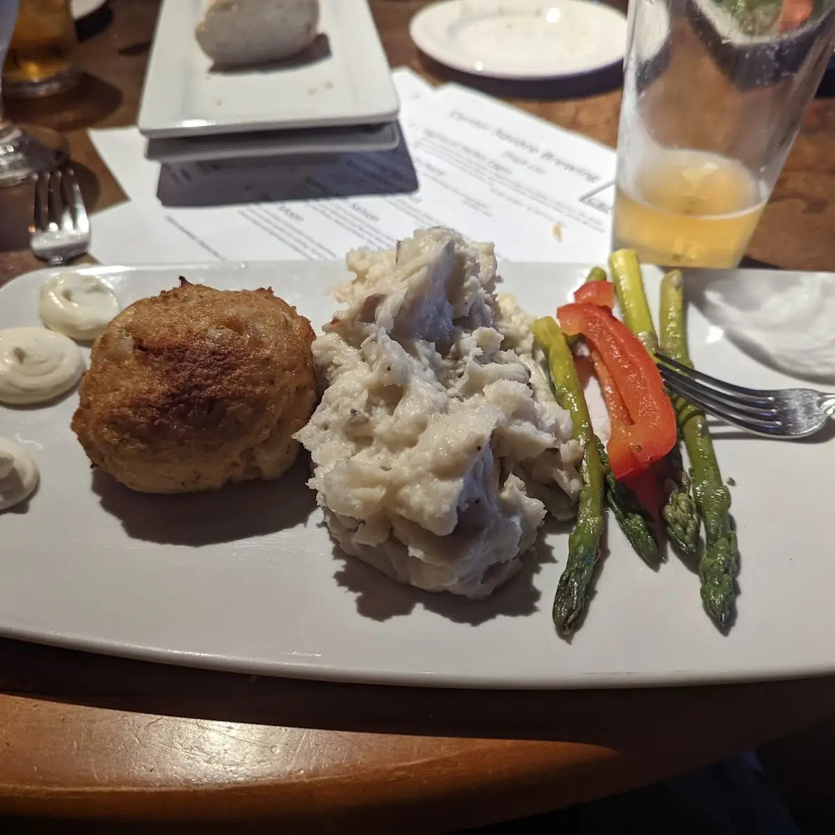 Crab Cake Dinner
