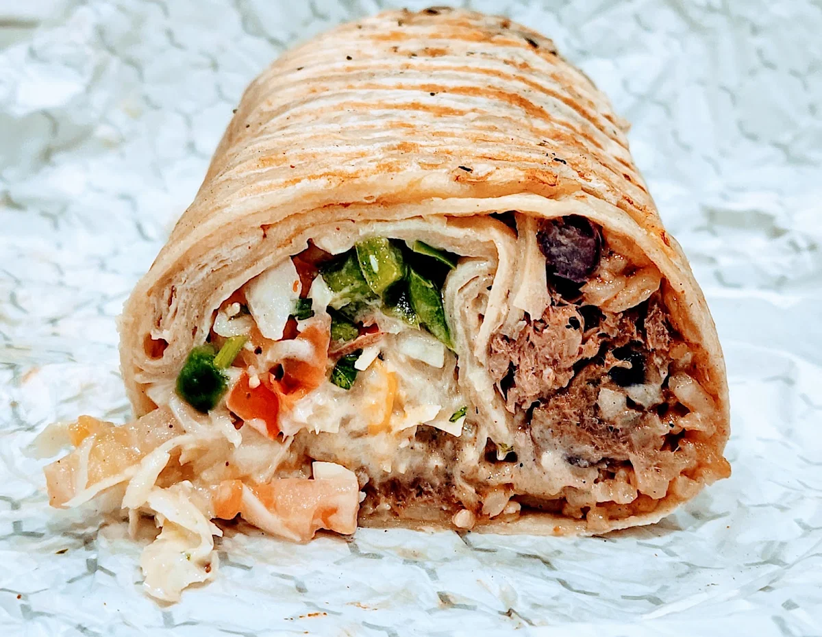Beef Burrito, Streats West Springs Kitchen