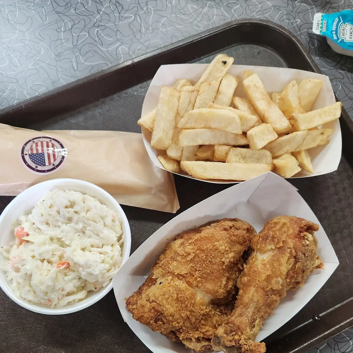 With a Chicken Bucket Purchase