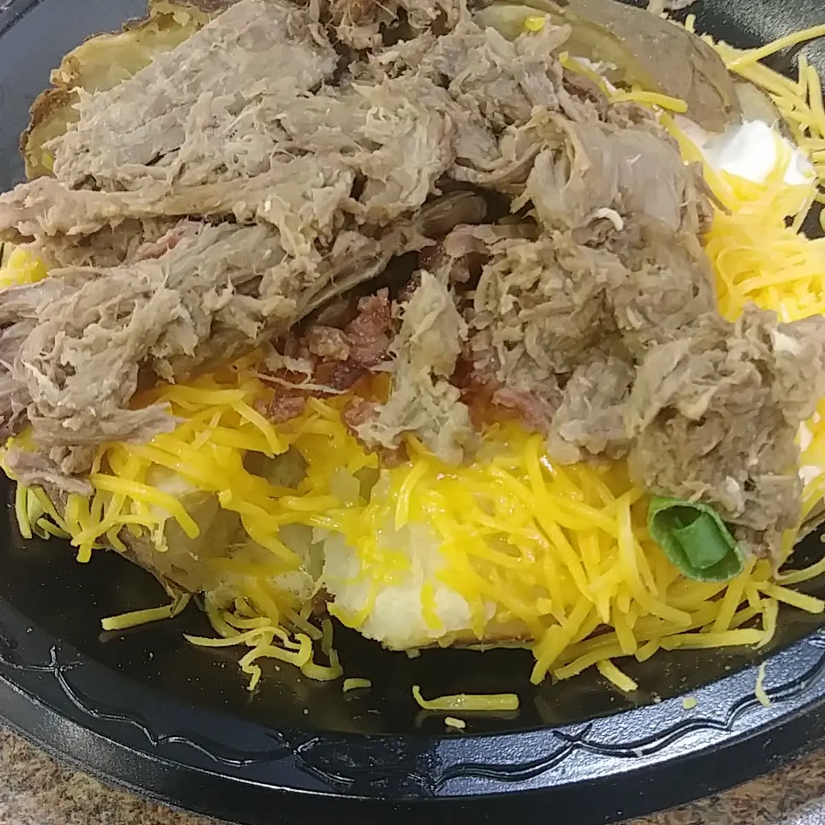 Loaded BBQ Baked Potato