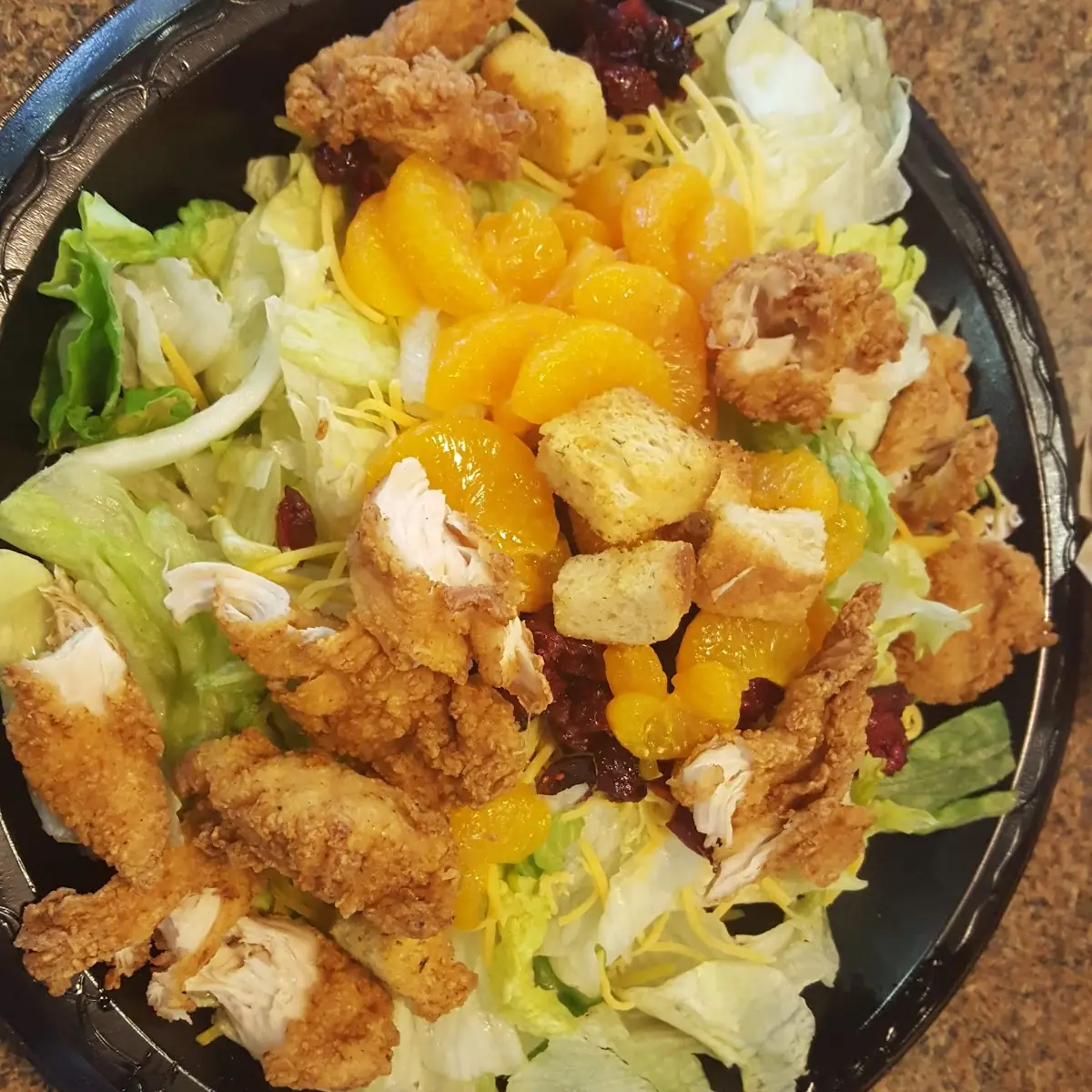 Mandarin Chicken Tender Salad