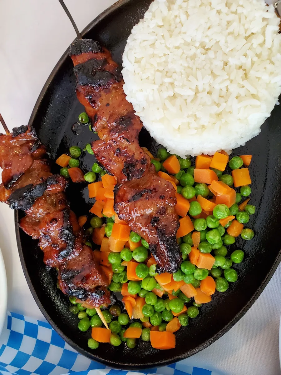 Pork Skewer with Rice