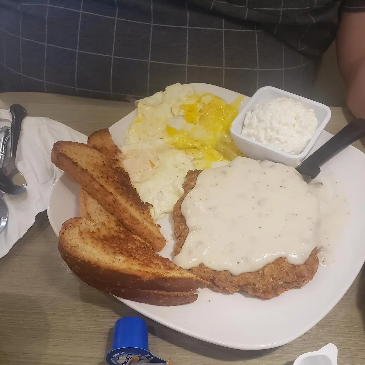 Chicken Fried Steak and Eggs