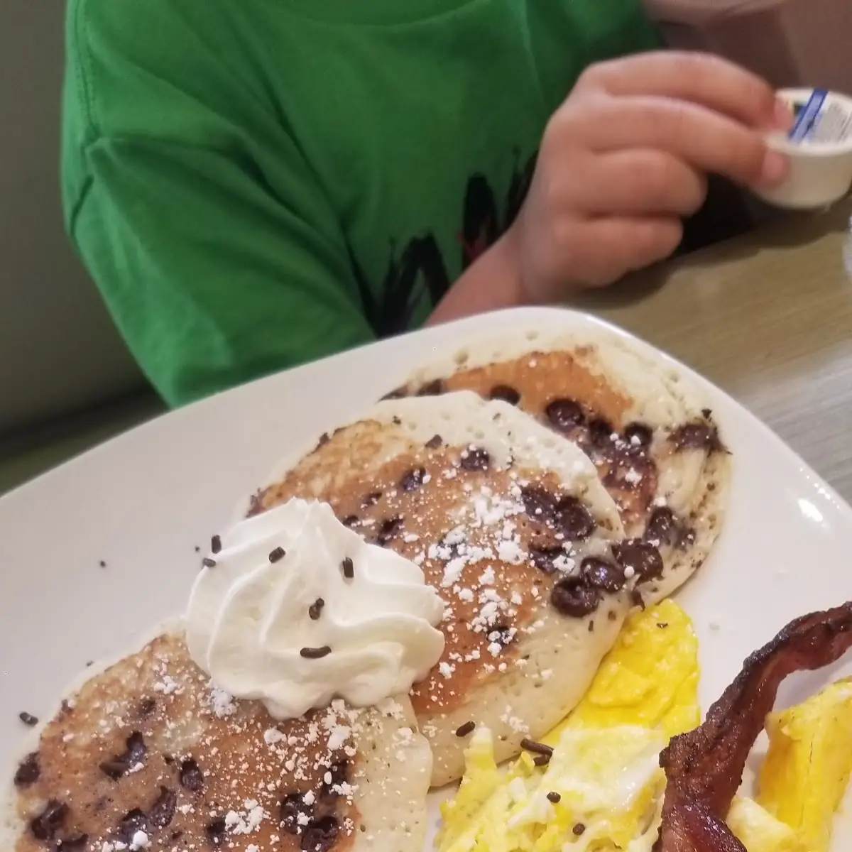 Kids Chocolate Chip Waffles