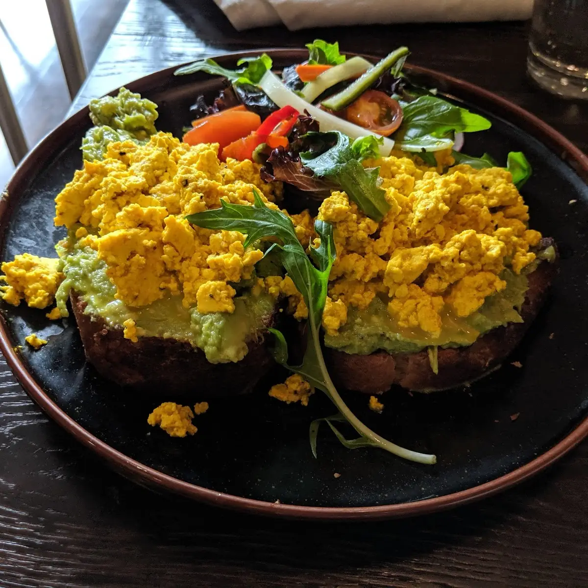 Avocado Toast Tofu Scramble