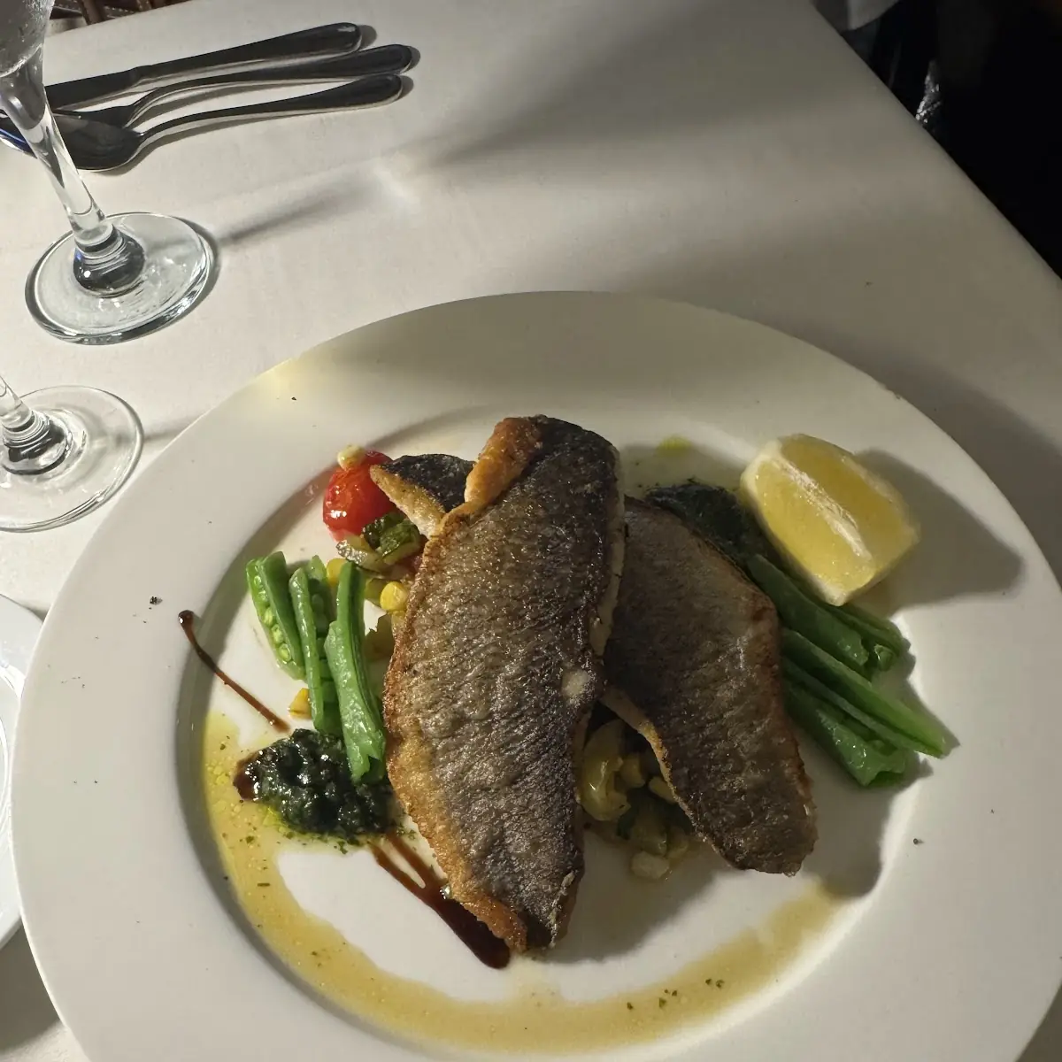 Pan-Seared Fish with Vegetables