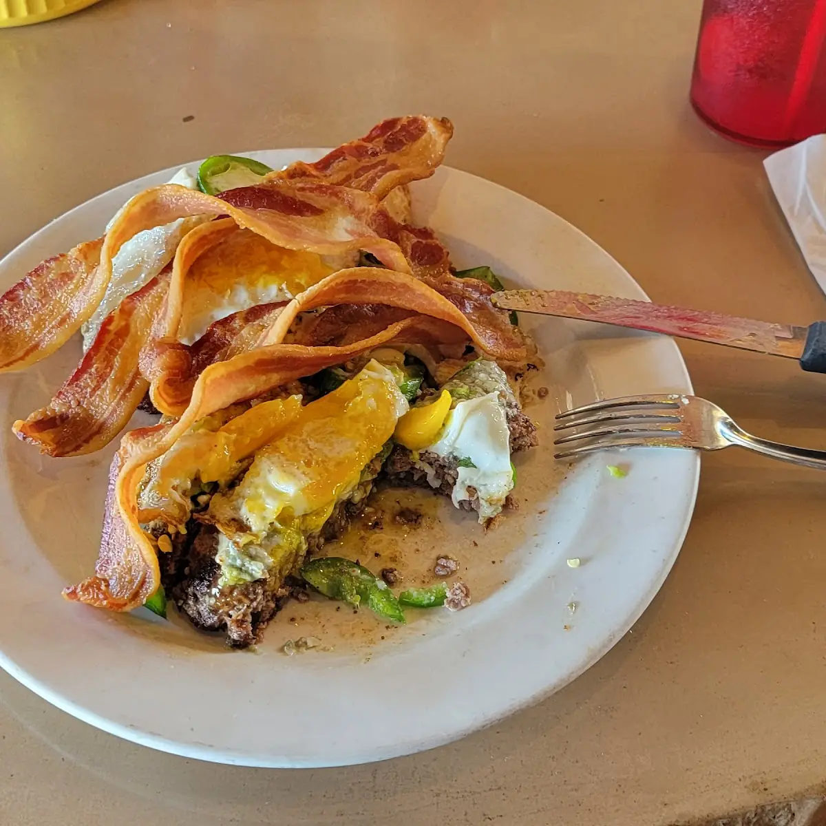 Black and Bleu Burger